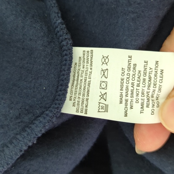 Fanatics Seattle Kraken Branded Primary Logo Pullover Hoodie Men's Navy Size 2XL - Picture 9 of 12